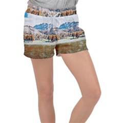 Trentino Alto Adige, Italy  Velour Lounge Shorts by ConteMonfrey