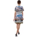 Trentino Alto Adige, Italy. Short Sleeve Shoulder Cut Out Dress  View2