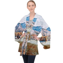 Trentino Alto Adige, Italy  Long Sleeve Velvet Kimono  by ConteMonfrey