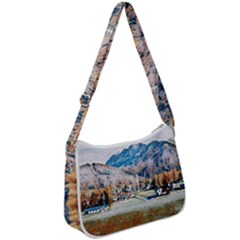 Trentino Alto Adige, Italy  Zip Up Shoulder Bag by ConteMonfrey