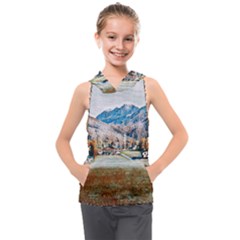 Trentino Alto Adige, Italy  Kids  Sleeveless Hoodie by ConteMonfrey