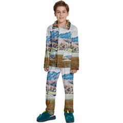 Trentino Alto Adige, Italy  Kids  Long Sleeve Velvet Pajamas Set