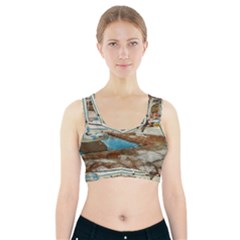 Alone On Gardasee, Italy  Sports Bra With Pocket by ConteMonfrey