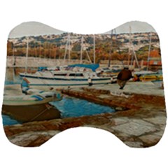 Alone On Gardasee, Italy  Head Support Cushion by ConteMonfrey