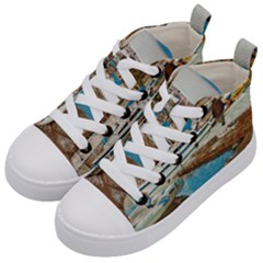 Alone On Gardasee, Italy  Kids  Mid-top Canvas Sneakers by ConteMonfrey