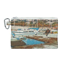 Alone On Gardasee, Italy  Canvas Cosmetic Bag (medium) by ConteMonfrey