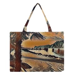 End Of The Day On The Lake Garda, Italy  Medium Tote Bag by ConteMonfrey