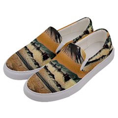 End Of The Day On The Lake Garda, Italy  Men s Canvas Slip Ons by ConteMonfrey