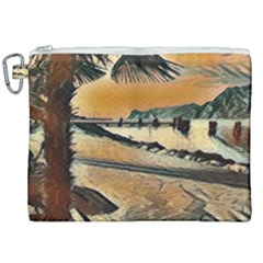 End Of The Day On The Lake Garda, Italy  Canvas Cosmetic Bag (xxl) by ConteMonfrey