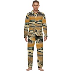 End Of The Day On The Lake Garda, Italy  Men s Long Sleeve Velvet Pocket Pajamas Set by ConteMonfrey