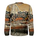 Art boats Garda, Italy. Men s Long Sleeve Tee View2