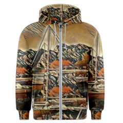 Art Boats Garda, Italy  Men s Zipper Hoodie by ConteMonfrey