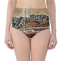 Art Boats Garda, Italy  Classic High-waist Bikini Bottoms by ConteMonfrey