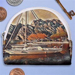 Art Boats Garda, Italy  Horseshoe Style Canvas Pouch by ConteMonfrey