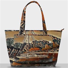 Art Boats Garda, Italy  Back Pocket Shoulder Bag  by ConteMonfrey