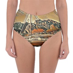 Art Boats Garda, Italy  Reversible High-waist Bikini Bottoms by ConteMonfrey