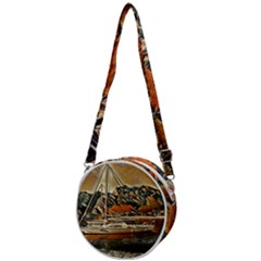 Art Boats Garda, Italy  Crossbody Circle Bag by ConteMonfrey