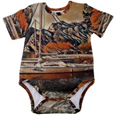 Art Boats Garda, Italy  Baby Short Sleeve Bodysuit