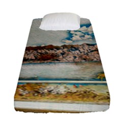 Side Way To Lake Garda, Italy  Fitted Sheet (single Size) by ConteMonfrey