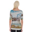 Side way to Lake Garda, Italy. Wide Neckline Tee View2