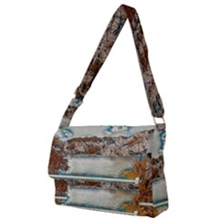 Side Way To Lake Garda, Italy  Full Print Messenger Bag (l) by ConteMonfrey