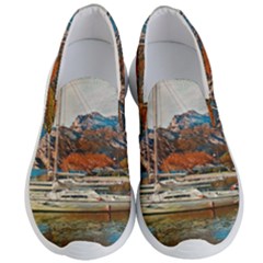 Boats On Lake Garda, Italy  Men s Lightweight Slip Ons by ConteMonfrey