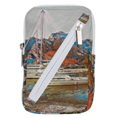 Boats On Lake Garda, Italy  Belt Pouch Bag (small) by ConteMonfrey