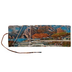 Boats On Lake Garda, Italy  Roll Up Canvas Pencil Holder (m)