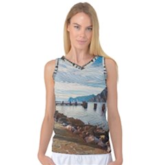 Ducks On Gardasee Women s Basketball Tank Top by ConteMonfrey