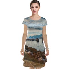 Ducks On Gardasee Cap Sleeve Nightdress by ConteMonfrey