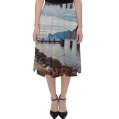 Ducks On Gardasee Classic Midi Skirt by ConteMonfrey