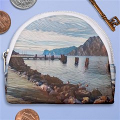 Ducks On Gardasee Horseshoe Style Canvas Pouch by ConteMonfrey