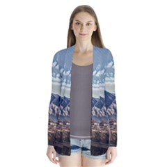 Lake In Italy Drape Collar Cardigan by ConteMonfrey