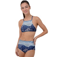 Lake In Italy High Waist Tankini Set by ConteMonfrey