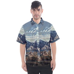 Lake In Italy Men s Short Sleeve Shirt