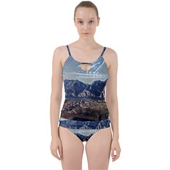 Lake In Italy Cut Out Top Tankini Set by ConteMonfrey