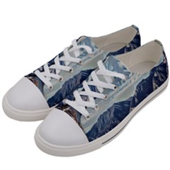 Lake In Italy Women s Low Top Canvas Sneakers by ConteMonfrey