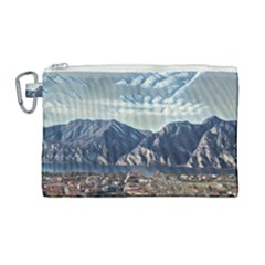 Lake In Italy Canvas Cosmetic Bag (large) by ConteMonfrey