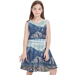 Lake In Italy Kids  Skater Dress by ConteMonfrey