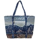 Lake in Italy Zip Up Canvas Bag View3