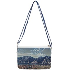 Lake In Italy Double Gusset Crossbody Bag by ConteMonfrey