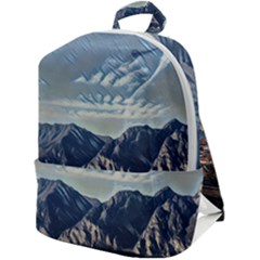 Lake In Italy Zip Up Backpack by ConteMonfrey