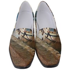 Boats On Gardasee, Italy  Women s Classic Loafer Heels by ConteMonfrey