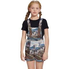 Boats On Gardasee, Italy  Kids  Short Overalls by ConteMonfrey