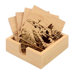 Boats On Gardasee, Italy  Bamboo Coaster Set by ConteMonfrey