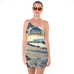 A Walk On Gardasee, Italy  One Soulder Bodycon Dress by ConteMonfrey