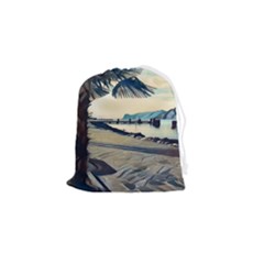 A Walk On Gardasee, Italy  Drawstring Pouch (small) by ConteMonfrey