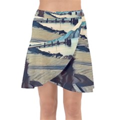 A Walk On Gardasee, Italy  Wrap Front Skirt by ConteMonfrey