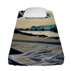 A Walk On Gardasee, Italy  Fitted Sheet (single Size) by ConteMonfrey