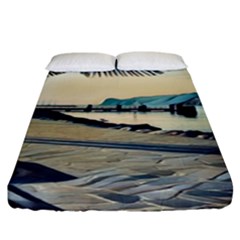 A Walk On Gardasee, Italy  Fitted Sheet (king Size) by ConteMonfrey